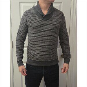 Chevignon  - Textured shawl collar sweater - Size M